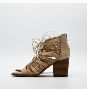 Vince Camuto Tan Suede Sandals Size 10 NWOT